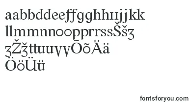 Fonte font – estonian Fonts