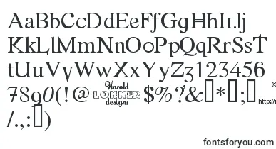 Fonte font – stylish Fonts