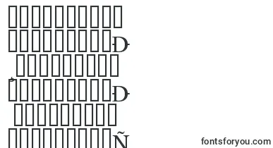 Fonte font – serbian Fonts