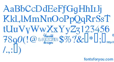 Fonte font – Blue Fonts On White Background