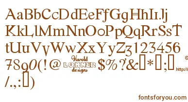 Fonte font – Brown Fonts