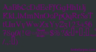 Fonte font – Purple Fonts On Black Background