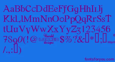 Fonte font – Purple Fonts On Blue Background