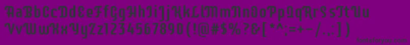 SupermercadooneRegular Font – Black Fonts on Purple Background