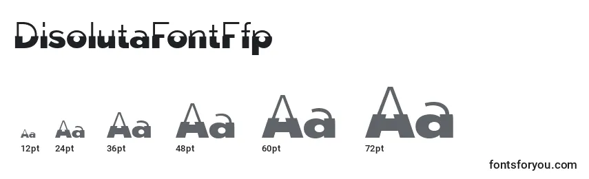Größen der Schriftart DisolutaFontFfp