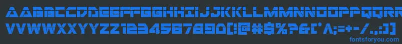 More about Libertyislandlaser Font Libertyislandlaser Font – Blue Fonts on Black Background