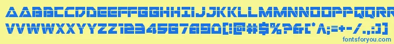 En savoir plus sur la police Libertyislandlaser Police Libertyislandlaser – polices bleues sur fond jaune