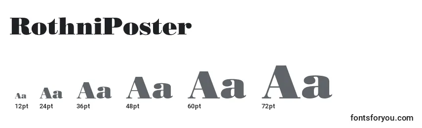 RothniPoster Font Sizes
