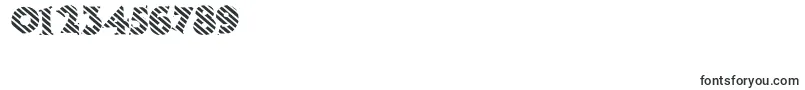 Candystripe-Schriftart – Schriften für Zahlen und Nummern
