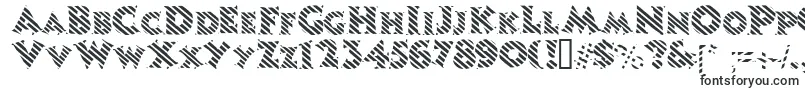 フォントCandystripe – 大きな文字