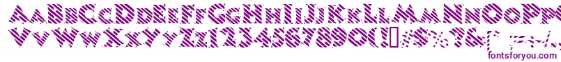 Candystripe Font – Purple Fonts
