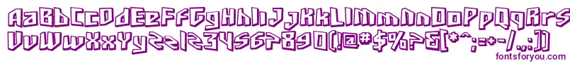 Sfjunkcultureshaded Font – Purple Fonts