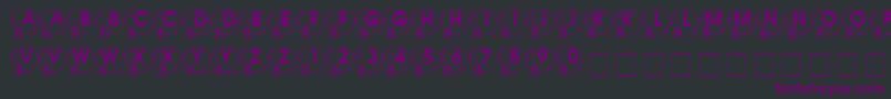 Whatposs Font – Purple Fonts on Black Background