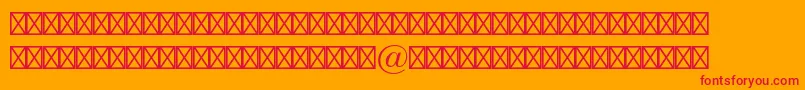 Europeanpistd4 Font – Red Fonts on Orange Background