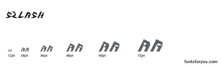 5zlash Font Sizes