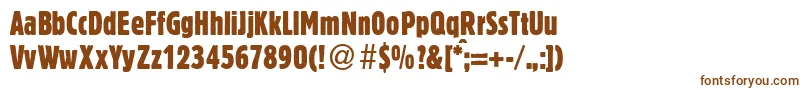 BlossumecondbNormal Font – Brown Fonts