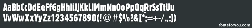 BlossumecondbNormal Font – White Fonts