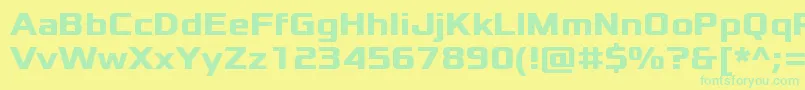 Подробнее о шрифте XoloniumBold Шрифт XoloniumBold – зелёные шрифты на жёлтом фоне