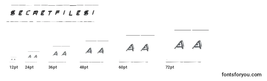 Tamaños de fuente Secretfilesi