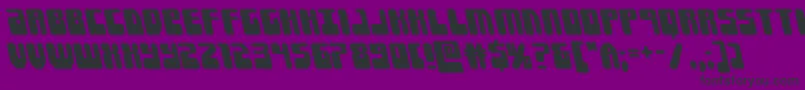 Forcemajeureleft Font – Black Fonts on Purple Background
