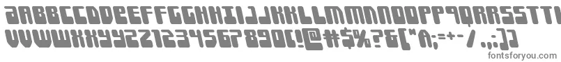 Forcemajeureleft Font – Gray Fonts on White Background