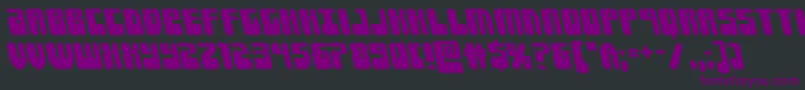 Forcemajeureleft Font – Purple Fonts on Black Background