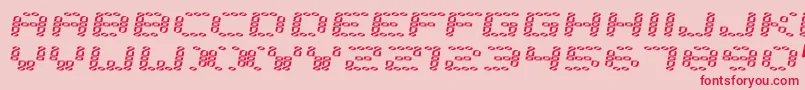Error200 Font – Red Fonts on Pink Background
