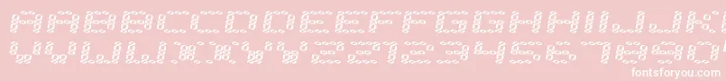 Error200 Font – White Fonts on Pink Background