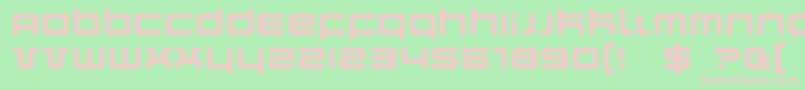 Quark Font – Pink Fonts on Green Background