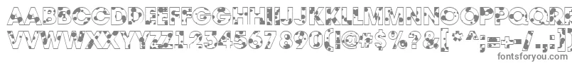 Шрифт AAvantedrp – серые шрифты