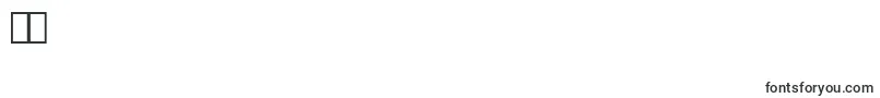 フォントMalikLightBt – フォント数字1
