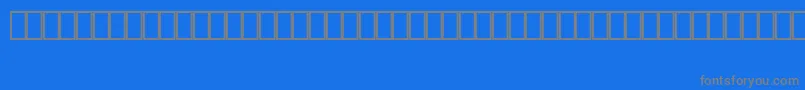 MalikLightBt Font – Gray Fonts on Blue Background