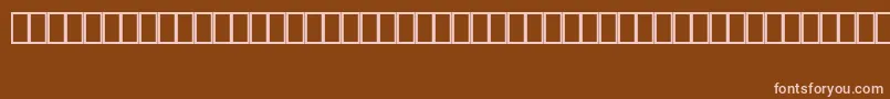MalikLightBt Font – Pink Fonts on Brown Background