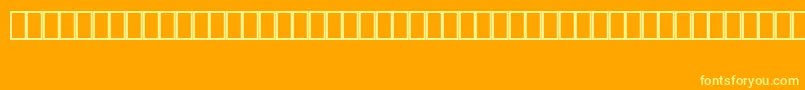 MalikLightBt Font – Yellow Fonts on Orange Background
