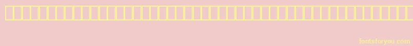 MalikLightBt Font – Yellow Fonts on Pink Background