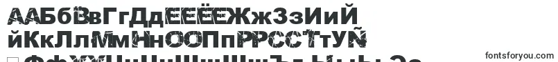 SkratchPunk-Schriftart – russische Schriften
