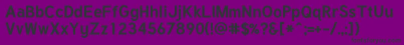 Saiba mais sobre a fonte TuffyBold Fonte TuffyBold – fontes pretas em um fundo violeta