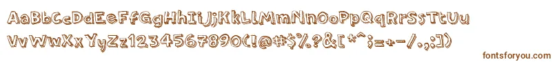 PfamateurLineshadow Font – Brown Fonts