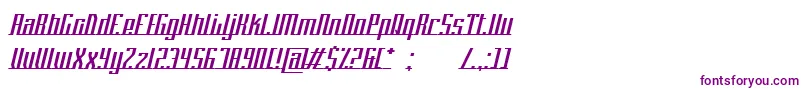 Шрифт PlatformEightConnection – фиолетовые шрифты на белом фоне