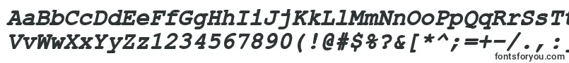 ErKurier866BoldItalic-fontti – Televisioon tarkoitetut fontit
