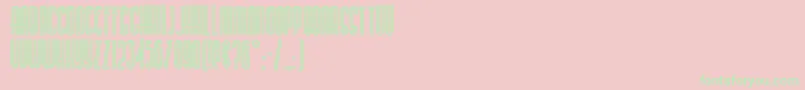 Buenan Font – Green Fonts on Pink Background