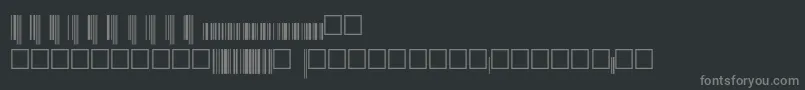 Шрифт V200017 – серые шрифты на чёрном фоне