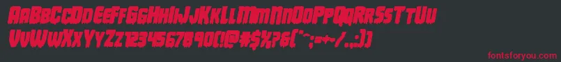 Deathbloodboldital Font – Red Fonts on Black Background