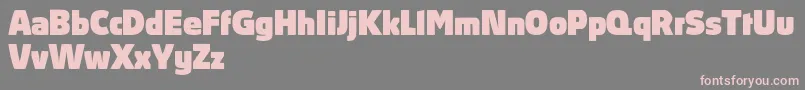 AbsolutProBlack-Schriftart – Rosa Schriften auf grauem Hintergrund