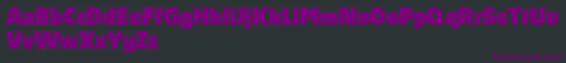 AbsolutProBlack-Schriftart – Violette Schriften auf schwarzem Hintergrund