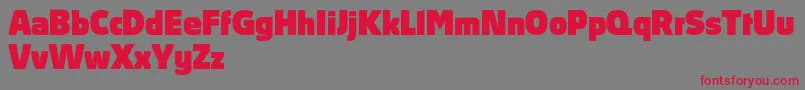 Saiba mais sobre a fonte AbsolutProBlack Fonte AbsolutProBlack – fontes vermelhas em um fundo cinza