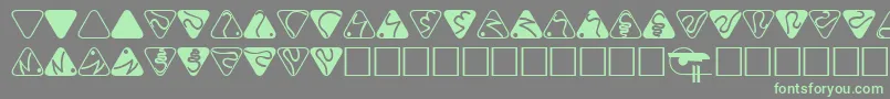 fuente Trill – Fuentes Verdes Sobre Fondo Gris