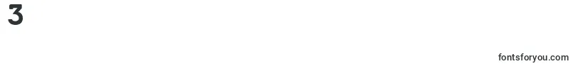 フォントLifestyleMarkerM54 – フォント数字3