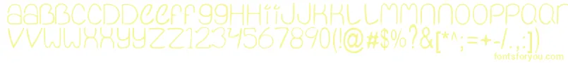 QuietInfinity Font – Yellow Fonts