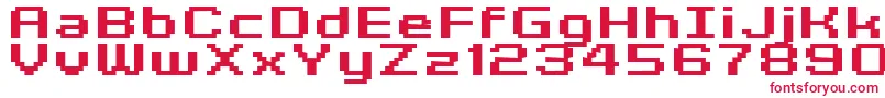 フォントKyrou7WideBoldXtnd – 赤い文字